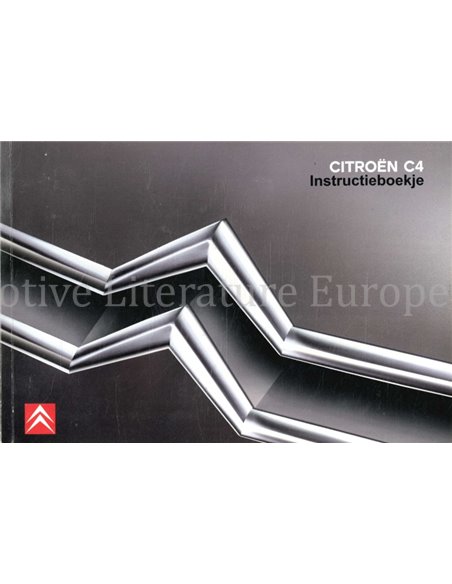 2009 CITROEN C4 BETRIEBSANLEITUNG NIEDERLÄNDISCH