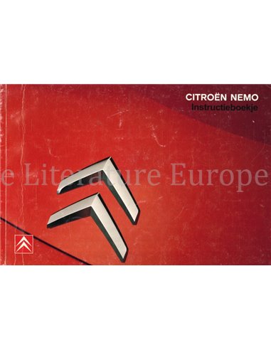 2008 CITROËN NEMO OWNERS MANUAL DUTCH