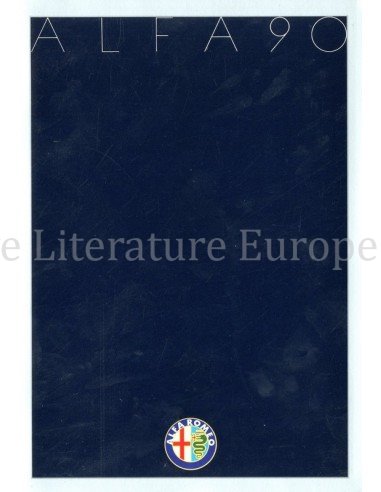 1985 ALFA ROMEO 90 BROCHURE GERMAN