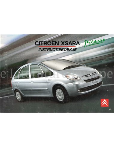 2004 CITROEN XSARA PICASSO OWNERS MANUAL DUTCH