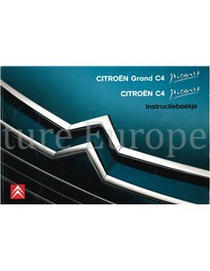 2009 CITROEN C4 PICASSO INSTRUCTIEBOEKJE NEDERLANDS