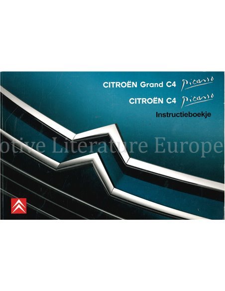 2009 CITROEN C4 PICASSO OWNERS MANUAL DUTCH