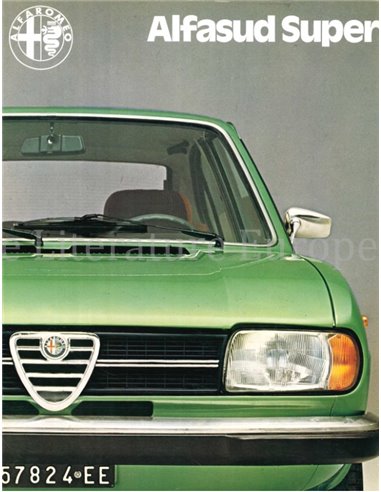 1979 ALFA ROMEO ALFASUD SUPER BROCHURE DUTCH