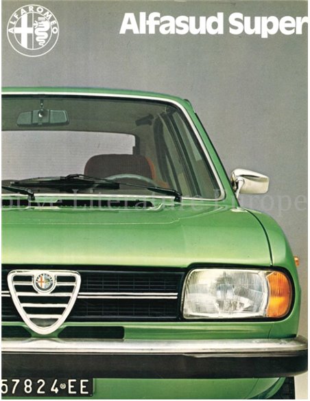 1979 ALFA ROMEO ALFASUD SUPER BROCHURE DUTCH