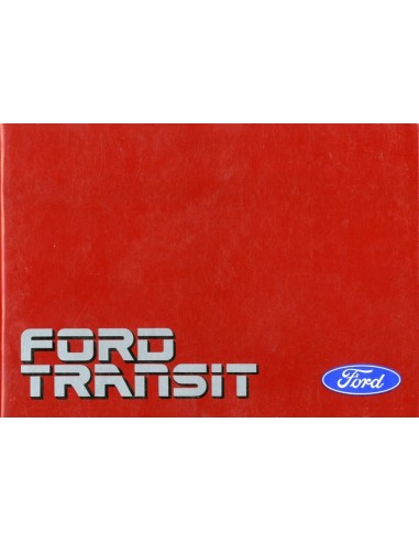 1991 FORD TRANSIT INSTRUCTIEBOEKJE DUITS