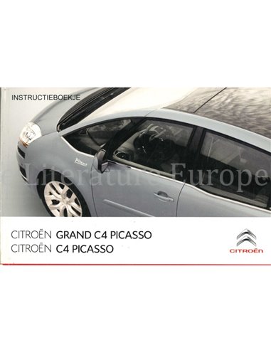 2009 CITROEN C4 (GRAND) PICASSO BETRIEBSANLEITUNG NIEDERLÄNDISCH
