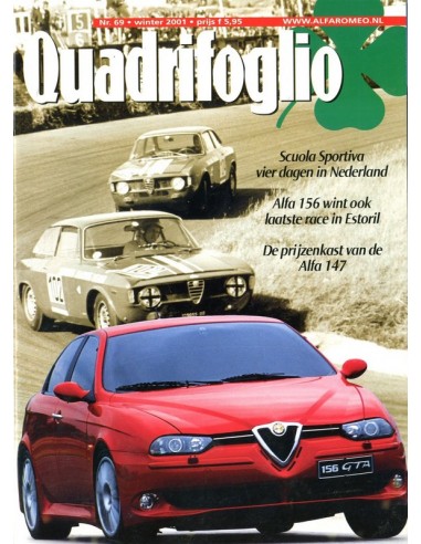 2001 ALFA ROMEO QUADRIFOGLIO MAGAZINE 69 NEDERLANDS