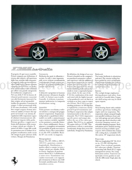 1997 FERRARI GENEVE MOTORSHOW PERSMAP 1156/97