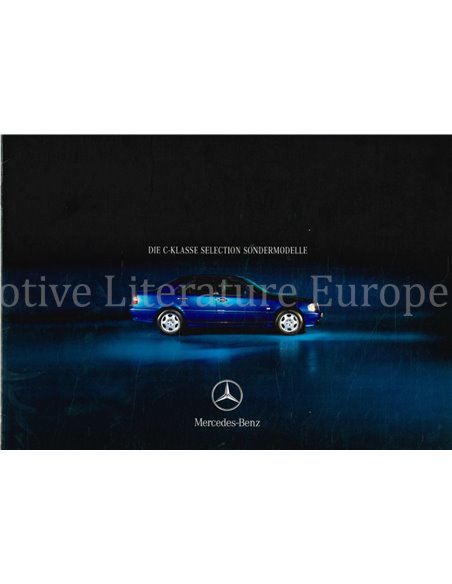 1999 MERCEDES BENZ C CLASS SELECTION BROCHURE GERMAN