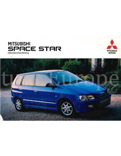 2001 MITSUBISHI SPACE STAR OWNERS MANUAL DUTCH