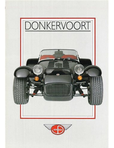 1989 DONKERVOORT S8A BROCHURE ITALIAN