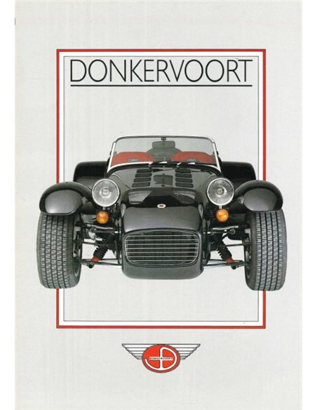 1989 DONKERVOORT S8A BROCHURE ITALIAANS