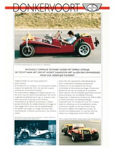 1995 DONKERVOORT DATENBLATT NIEDERLÄNDISCH
