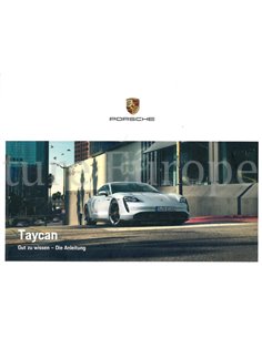 2021 PORSCHE TAYCAN INSTRUCTIEBOEKJE DUITS