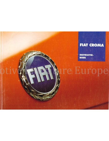 2005 FIAT CROMA BETRIEBSANLEITUNG NIEDERLÄNDISCH