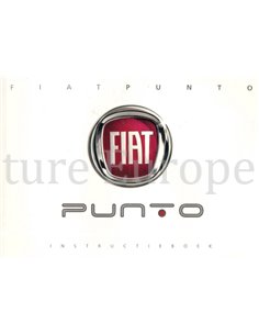 2009 FIAT PUNTO BETRIEBSANLEITUNG NIEDERLÄNDISCH