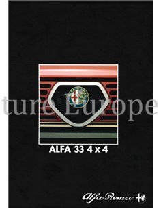 1984 ALFA ROMEO 33 BROCHURE FRENCH