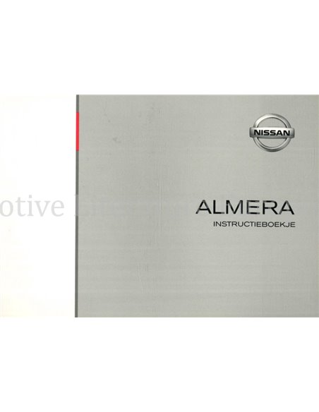 2004 NISSAN ALMERA INSTRUCTIEBOEKJE NEDERLANDS