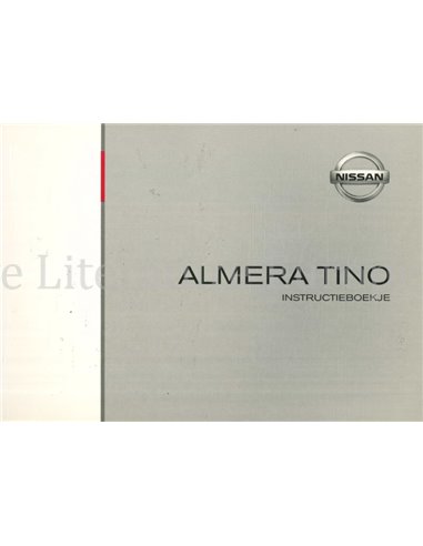 2004 NISSAN ALMERA TINO OWNER'S MANUAL DUTCH