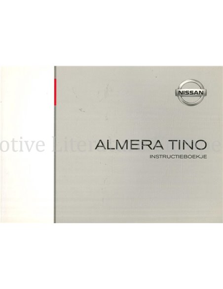 2004 NISSAN ALMERA TINO OWNER'S MANUAL DUTCH