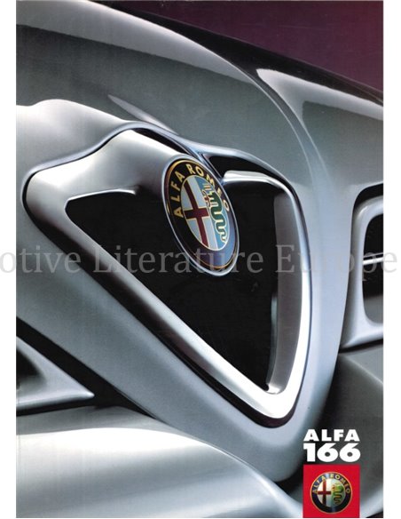 1999 ALFA ROMEO 166 BROCHURE DUTCH