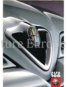 1998 ALFA ROMEO 166 BROCHURE NEDERLANDS