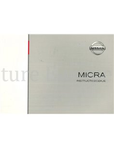 2004 NISSAN MICRA BETRIEBSANLEITUNG NIEDERLÄNDISCH 