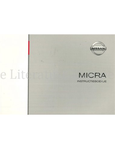 2004 NISSAN MICRA BETRIEBSANLEITUNG NIEDERLÄNDISCH 
