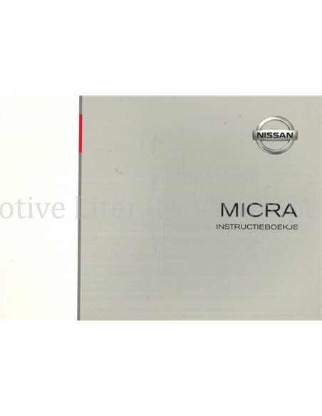 2004 NISSAN MICRA BETRIEBSANLEITUNG NIEDERLÄNDISCH 