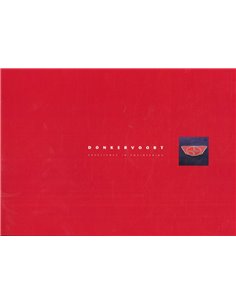 2001 DONKERVOORT D8 BROCHURE ENGLISH