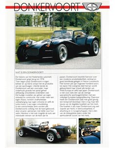 1995 DONKERVOORT LEAFLET DUTCH