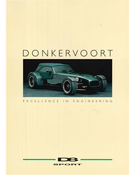 1994 DONKERVOORT D8 BROCHURE NEDERLANDS