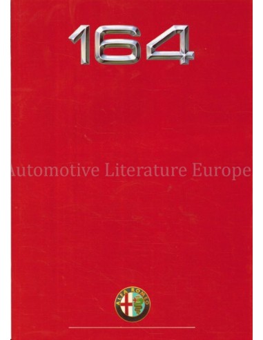 1988 ALFA ROMEO 164 BROCHURE NEDERLANDS