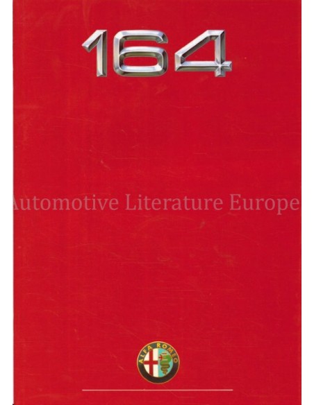 1988 ALFA ROMEO 164 PROSPEKT NIEDERLÄNDISCH