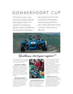 1994 DONKERVOORT CUP LEAFLET ENGLISH