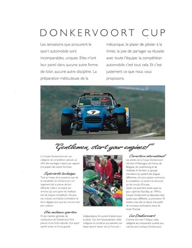 1994 DONKERVOORT CUP LEAFLET FRANS