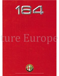 1989 ALFA ROMEO 164 BROCHURE DUTCH