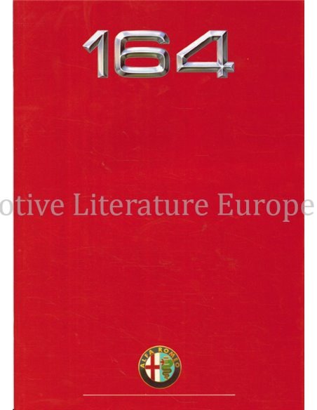 1988 ALFA ROMEO 164 PROSPEKT NIEDERLÄNDISCH
