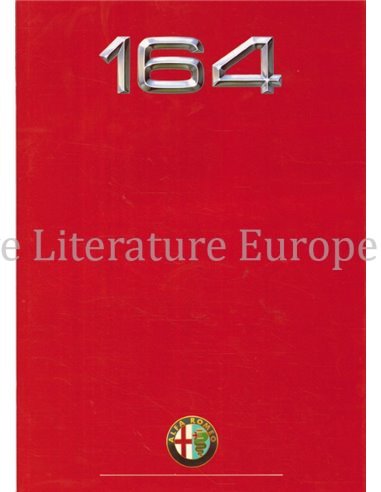 1988 ALFA ROMEO 164 BROCHURE DUTCH