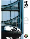 1993 ALFA ROMEO 164 BROCHURE DUTCH