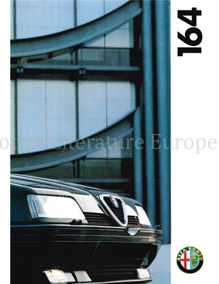 1993 ALFA ROMEO 164 PROSPEKT NIEDERLANDISCH