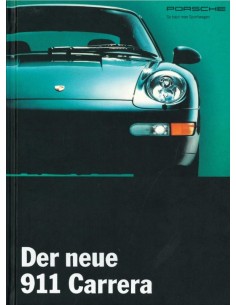 1994 PORSCHE 911 CARRERA HARDCOVER BROCHURE DUITS