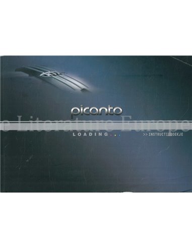 2004 KIA PICANTO OWNERS MANUAL DUTCH