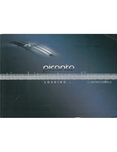 2004 KIA PICANTO OWNERS MANUAL DUTCH