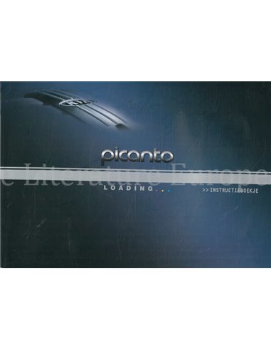 2005 KIA PICANTO INSTRUCTIEBOEKJE NEDERLANDS