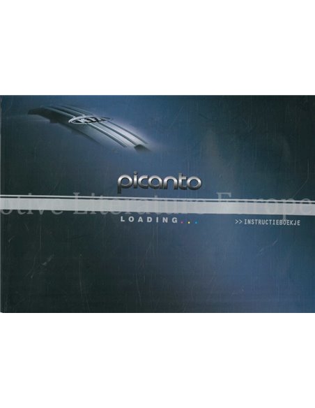 2005 KIA PICANTO BETRIEBSANLEITUNG NIEDERLANDISCH