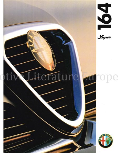 1994 ALFA ROMEO 164 SUPER PROSPEKT NIEDERLANDISCH