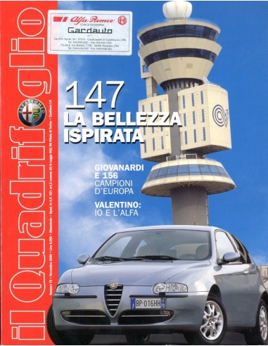 2000 ALFA ROMEO IL QUADRIFOGLIO MAGAZINE 75 ITALIAANS