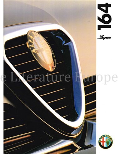 1992 ALFA ROMEO 164 SUPER BROCHURE DUTCH