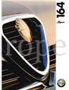 1992 ALFA ROMEO 164 SUPER BROCHURE DUTCH